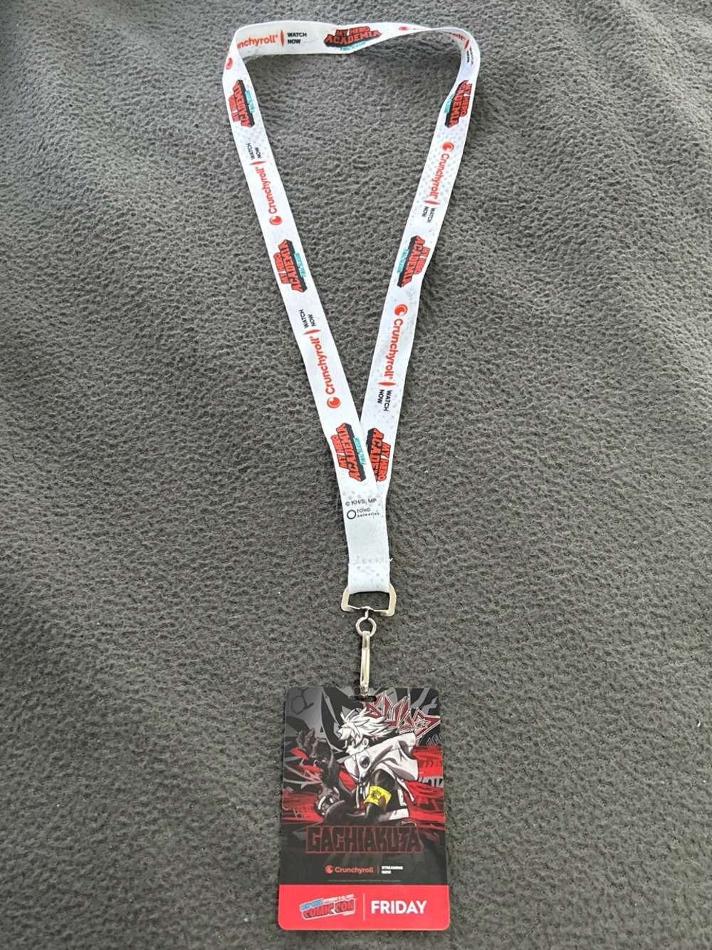 New york comic con 2025 Thursday badge and lanyard